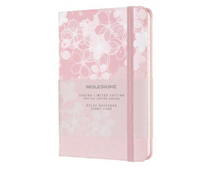 Блокнот Moleskine Le Sakura Pocket A6 96 листов розовый в линейку на сшивке (90x140 мм)